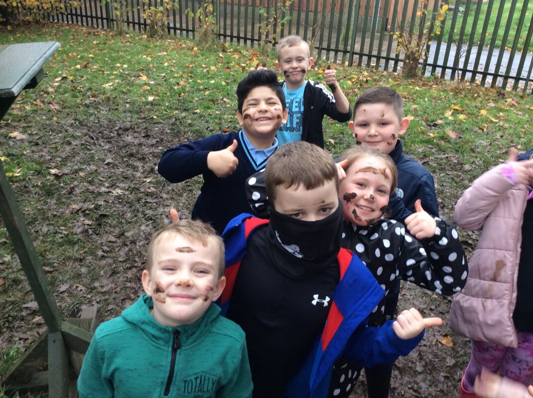 Image of Year 3 Outdoor Learning WW2 Week