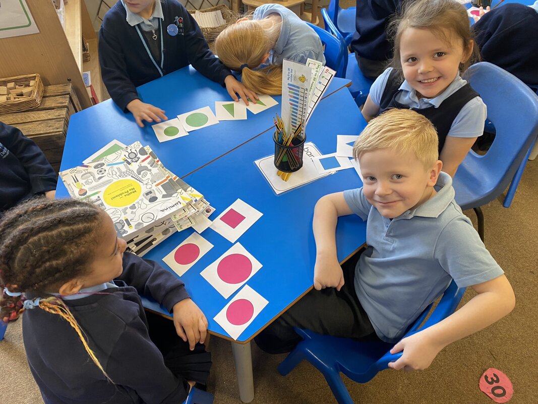 Image of Year 1 - Grouping shapes!