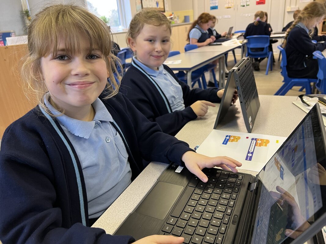Image of Year 4 - Coding using Scratch
