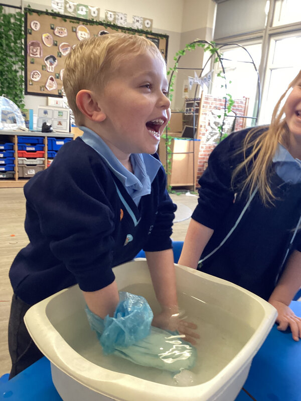 Image of Reception- Blubber experiment 