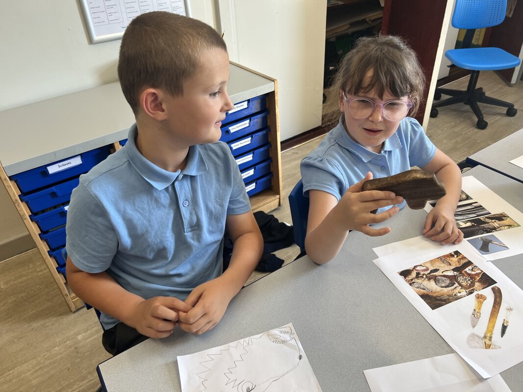 Image of Investigating Stone Age artefacts