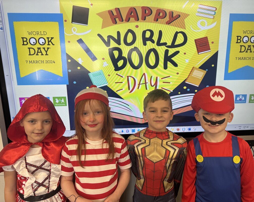 Image of World Book Day 2024 in Year 3