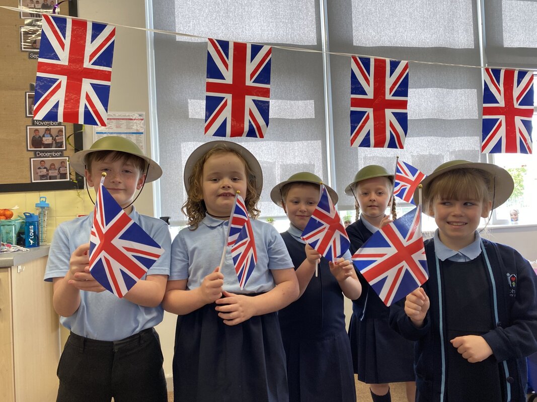 Image of VE Day celebrations in Year 2 
