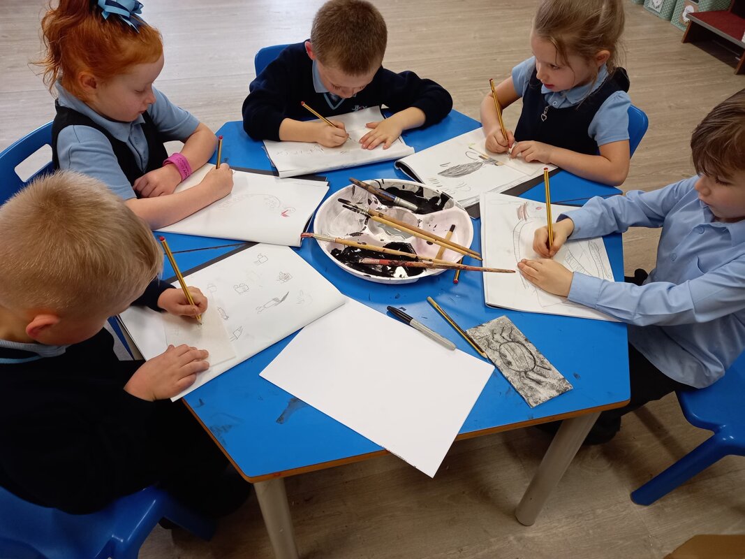 Image of Year 1- Using Our Creativity! 