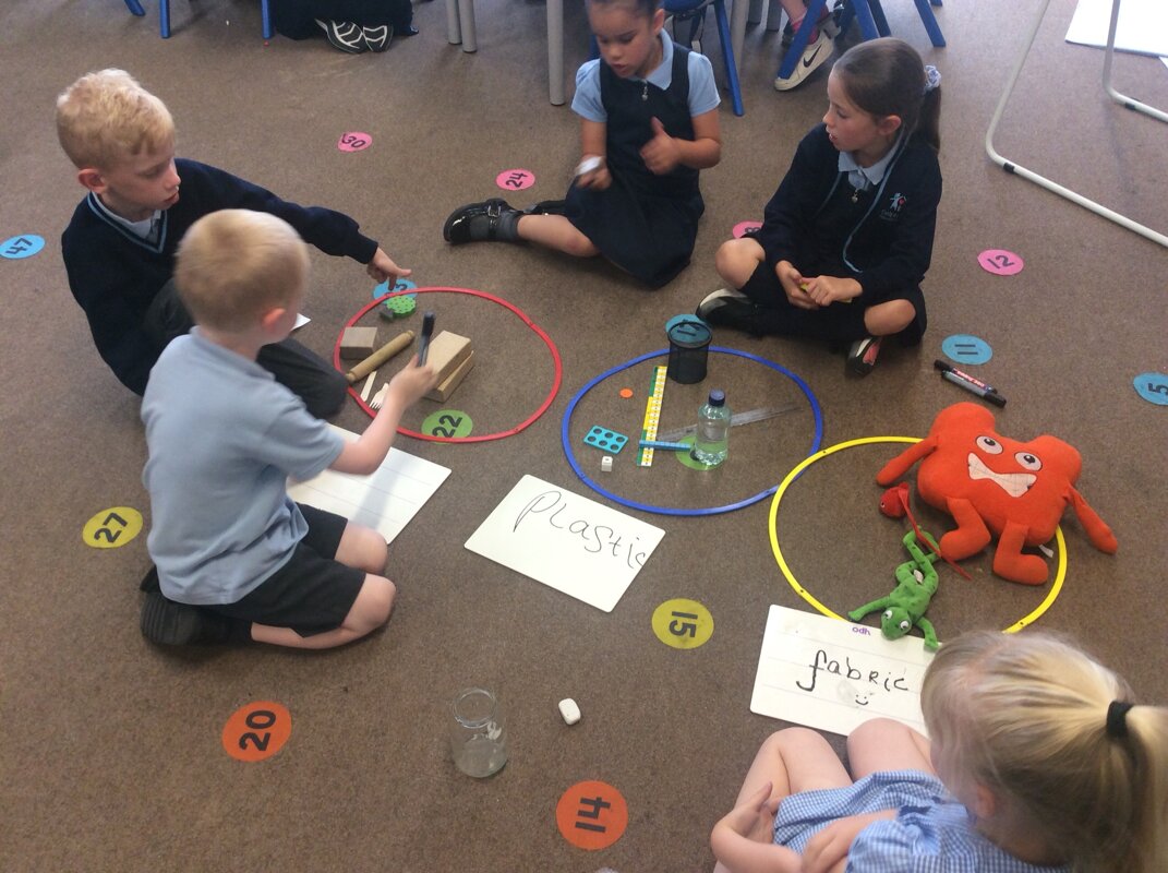 Image of Year 1 - Sorting materials in Science
