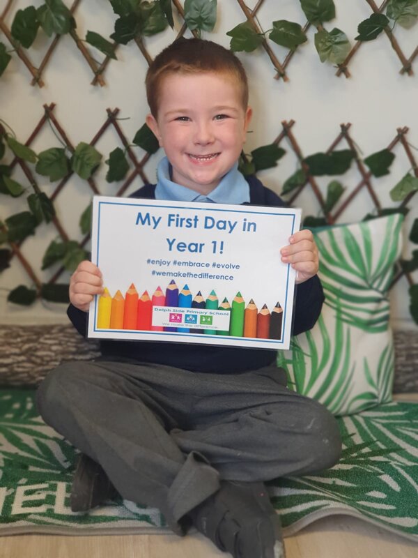 Image of A lovely first day in Year 1! 