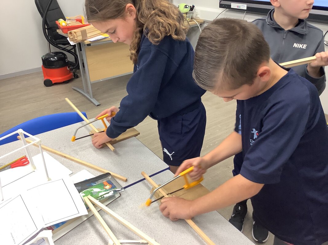 Image of Year 6 - DT - Exploring Sawing Techniques