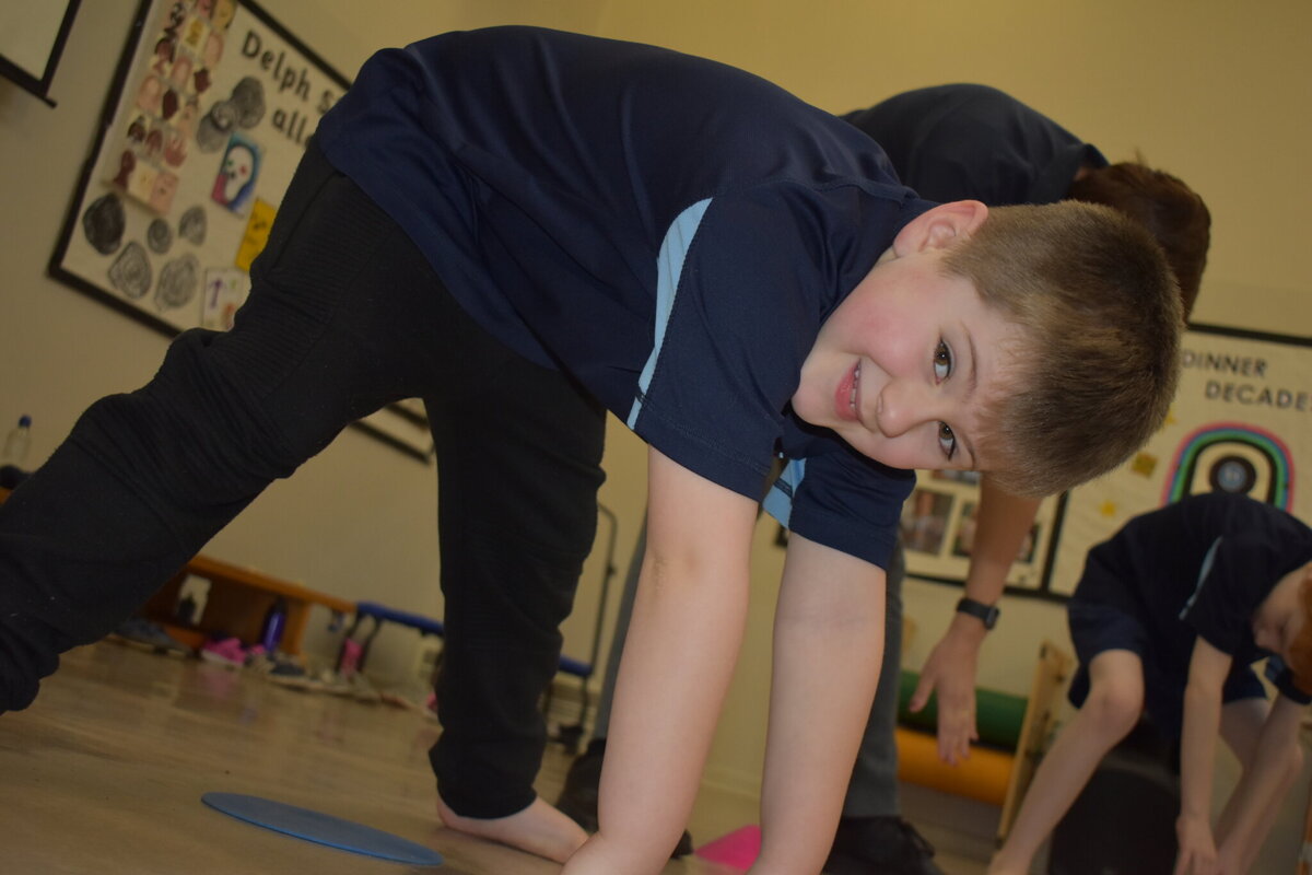 Image of Year 3 - Stretching in gymnastics