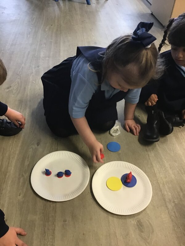 Image of Reception- matching, sorting and comparing size