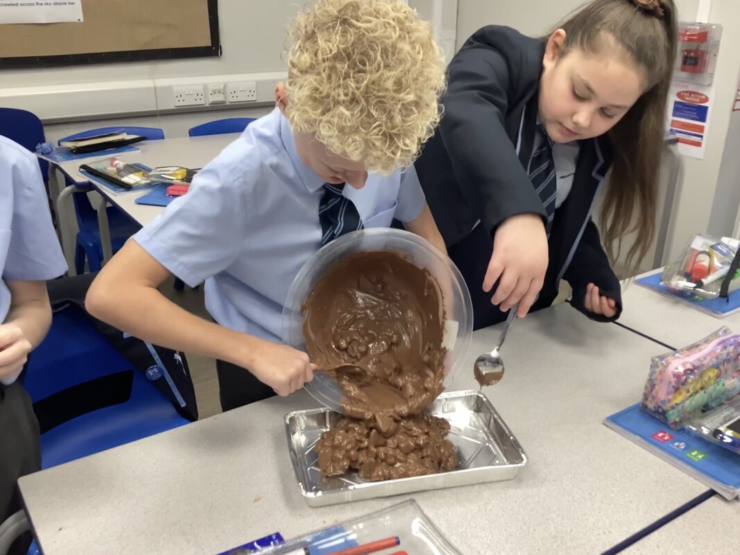 Image of Making Rocky Road in Year 6!