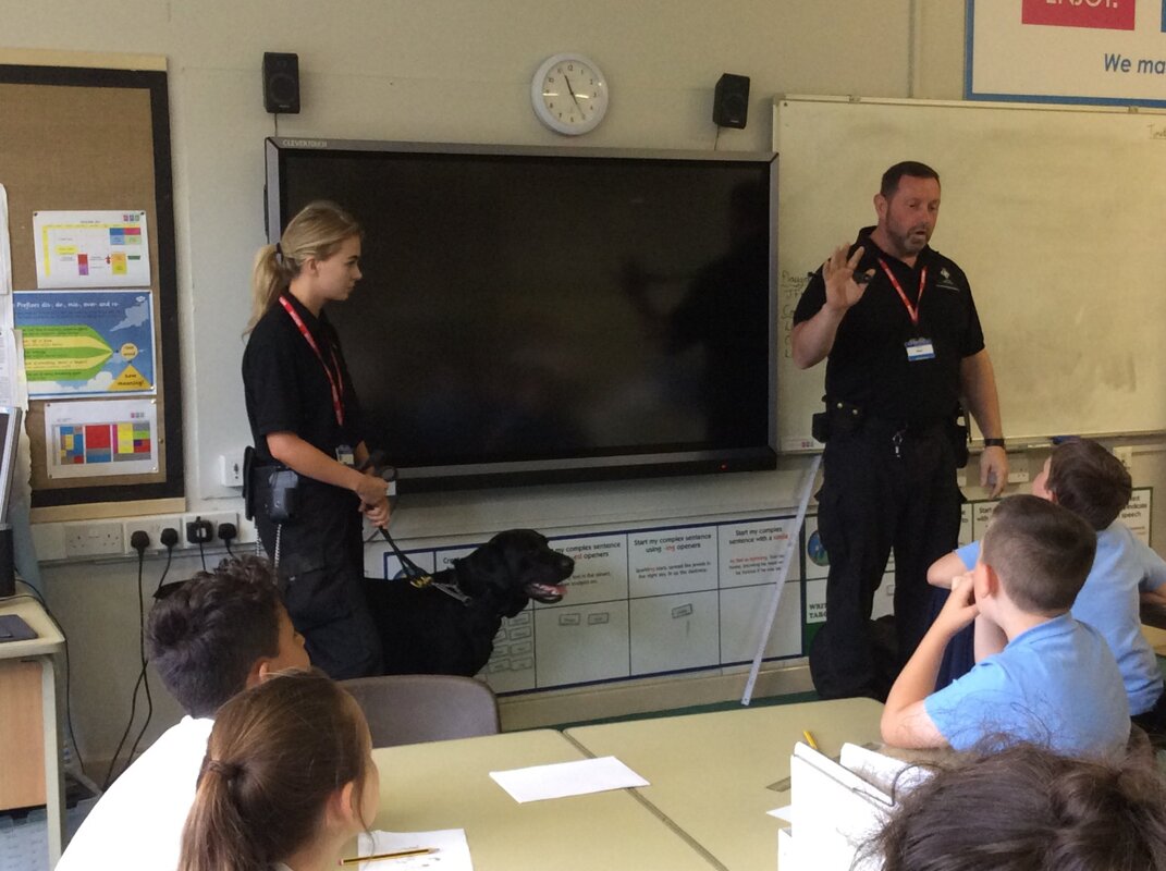 Image of Aspirations Week in Y5 - Sniffer Dogs, Prison Officers and Job Interviews!