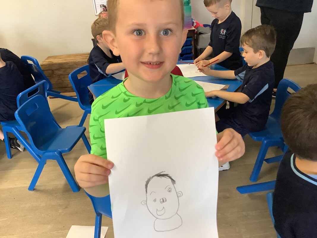 Image of Year 1 - Art - Drawing Self Portraits