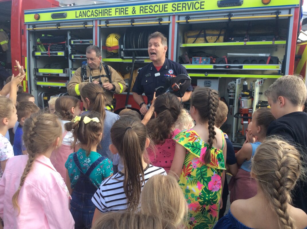 Image of Year 4 - Visit from the Fire Service 