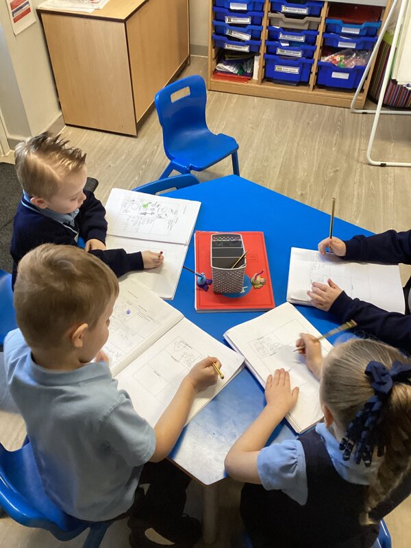 Image of Y1 writing
