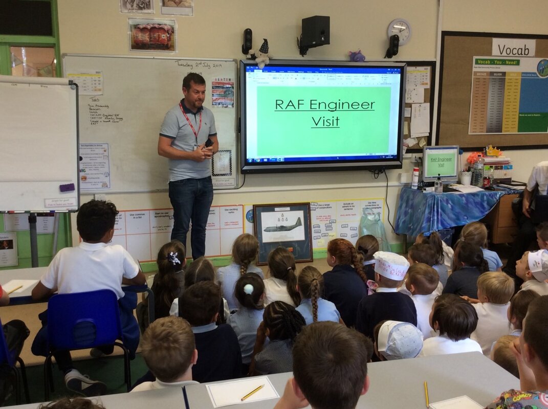 Image of Year 3 Aspirations Day 2 - RAF Engineer Visit