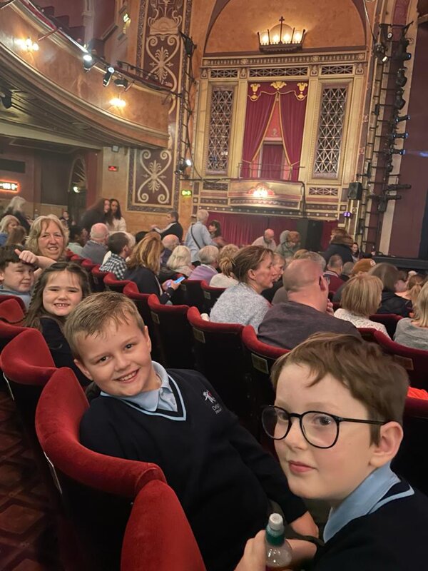 Image of Year 3 and 4 watch Charlie and the Chocolate Factory at the Liverpool Empire