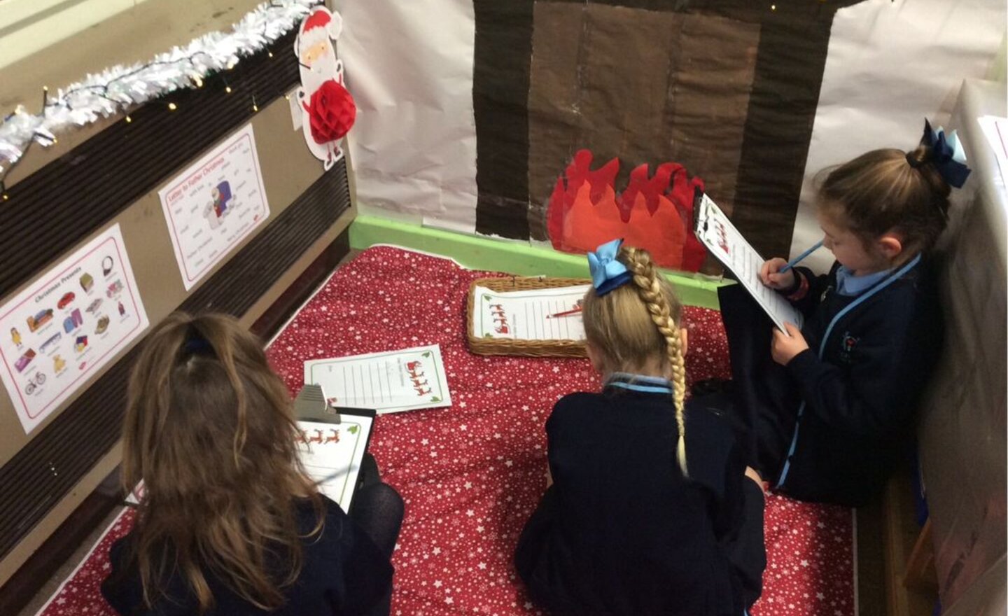 Image of Year 1 have started writing their letters to Father Christmas!