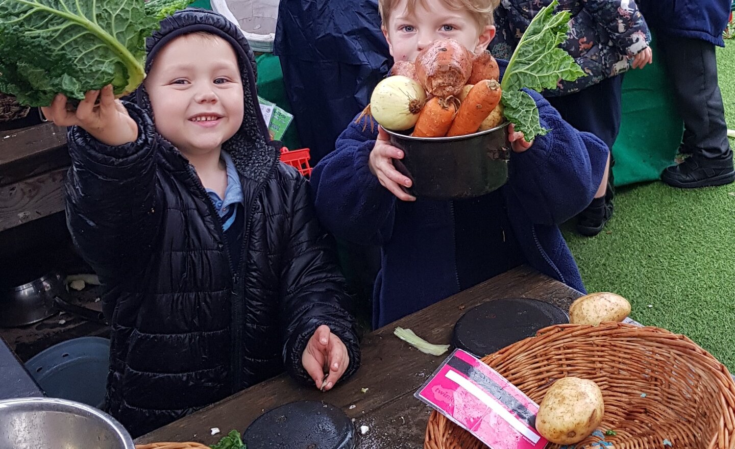 Image of Reception's Vegetable Shop Opening