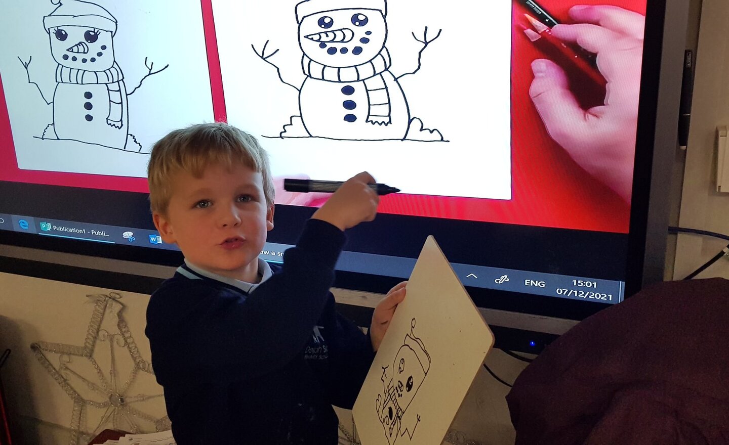 Image of Do you want to draw a snowman? 