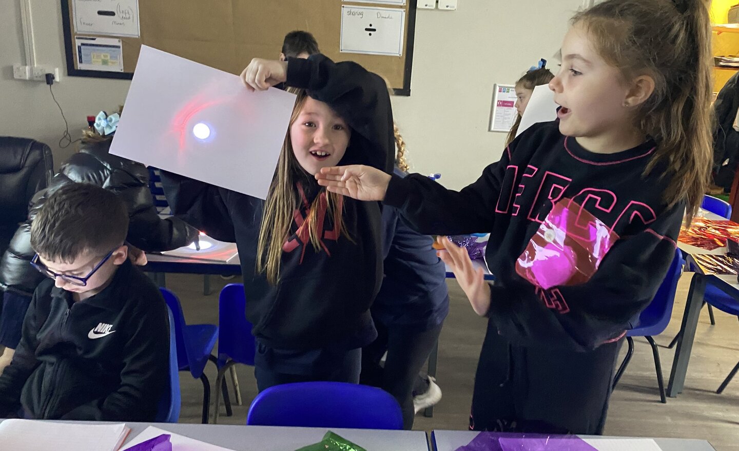 Image of Exploring light in Year 3