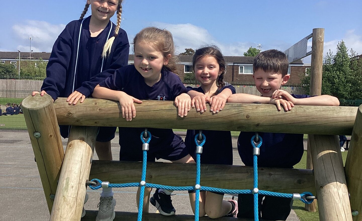 Image of Sunny days always bring out the best smiles in Year 2