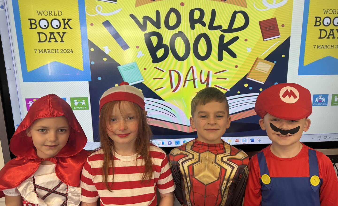 Image of World Book Day 2024 in Year 3