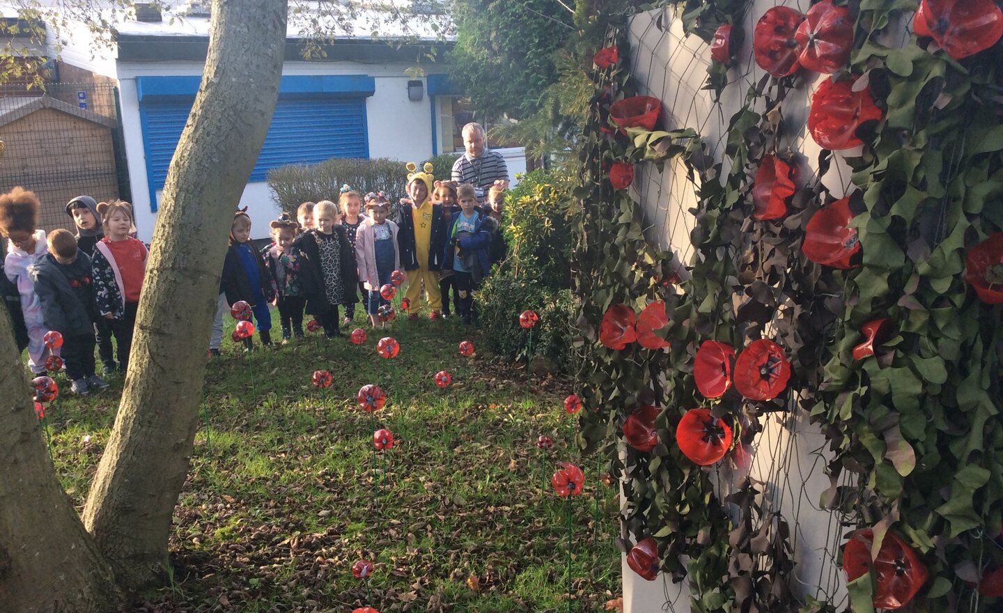 Image of Year 1 - Visiting the Victory Garden and cenotaph