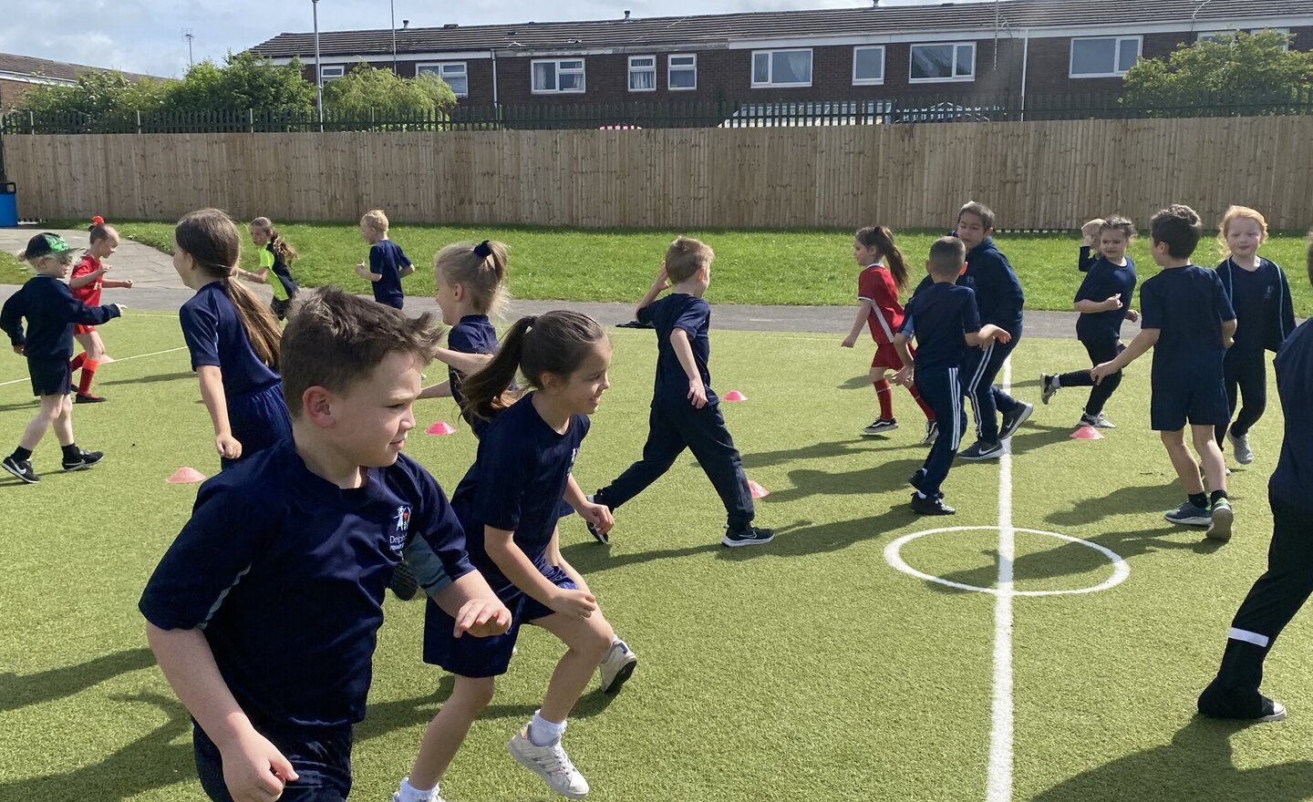 Image of Year 2 - PE in the sunshine!