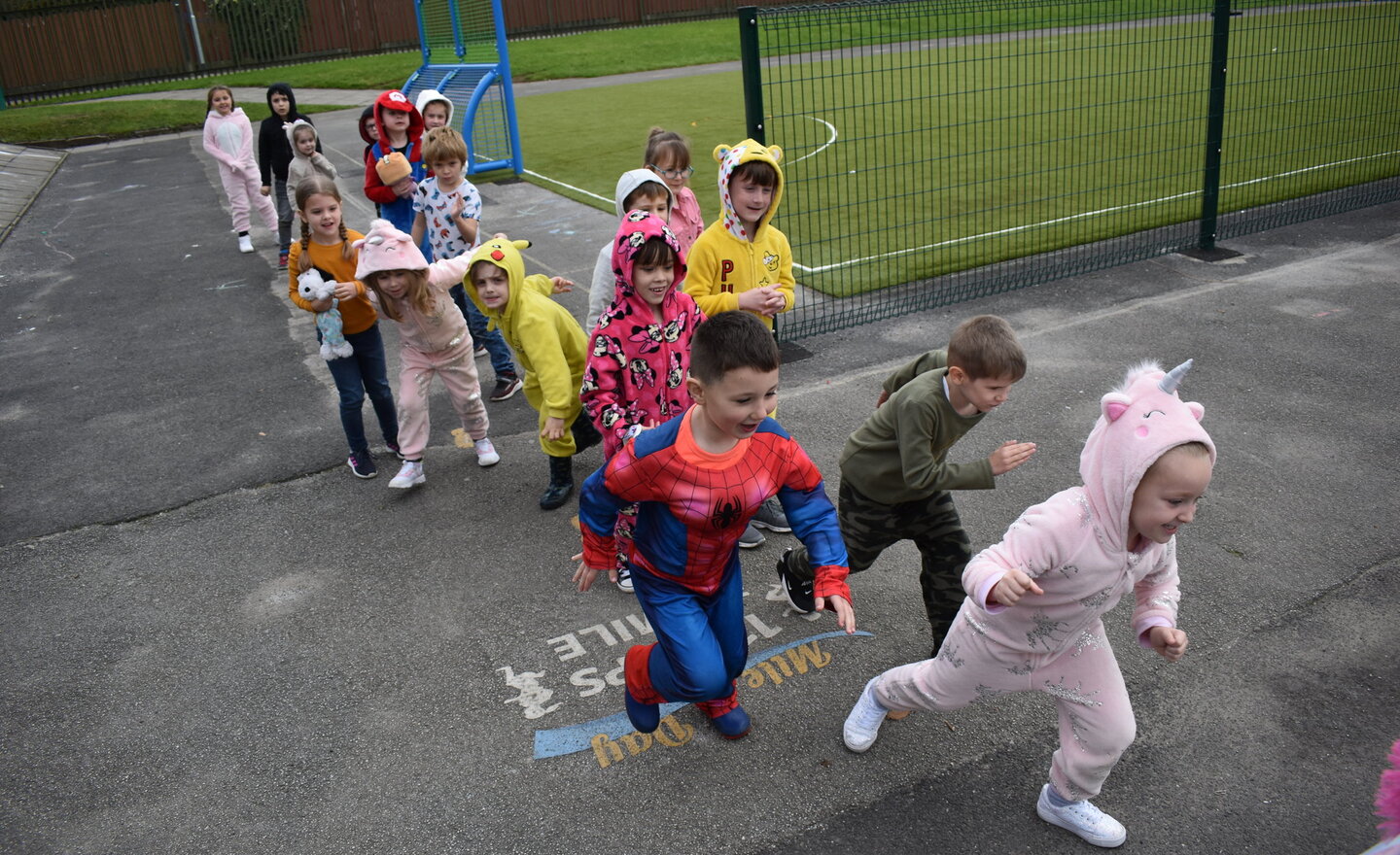 Image of Year 2 Onesie Run for Cancer Research UK
