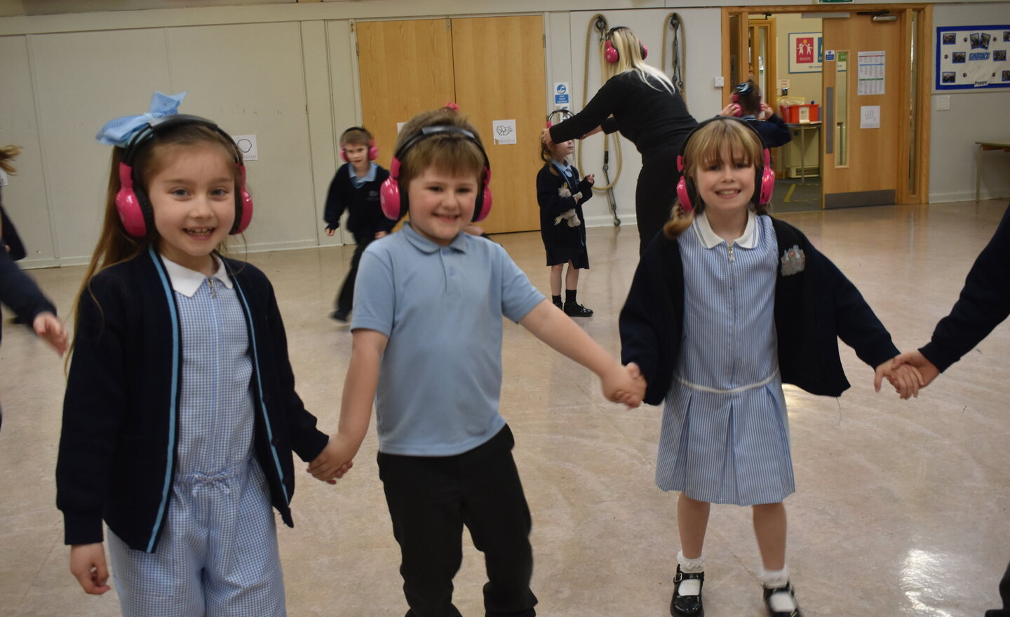 Image of Year 2 - Silent Disco (100% attendance award)