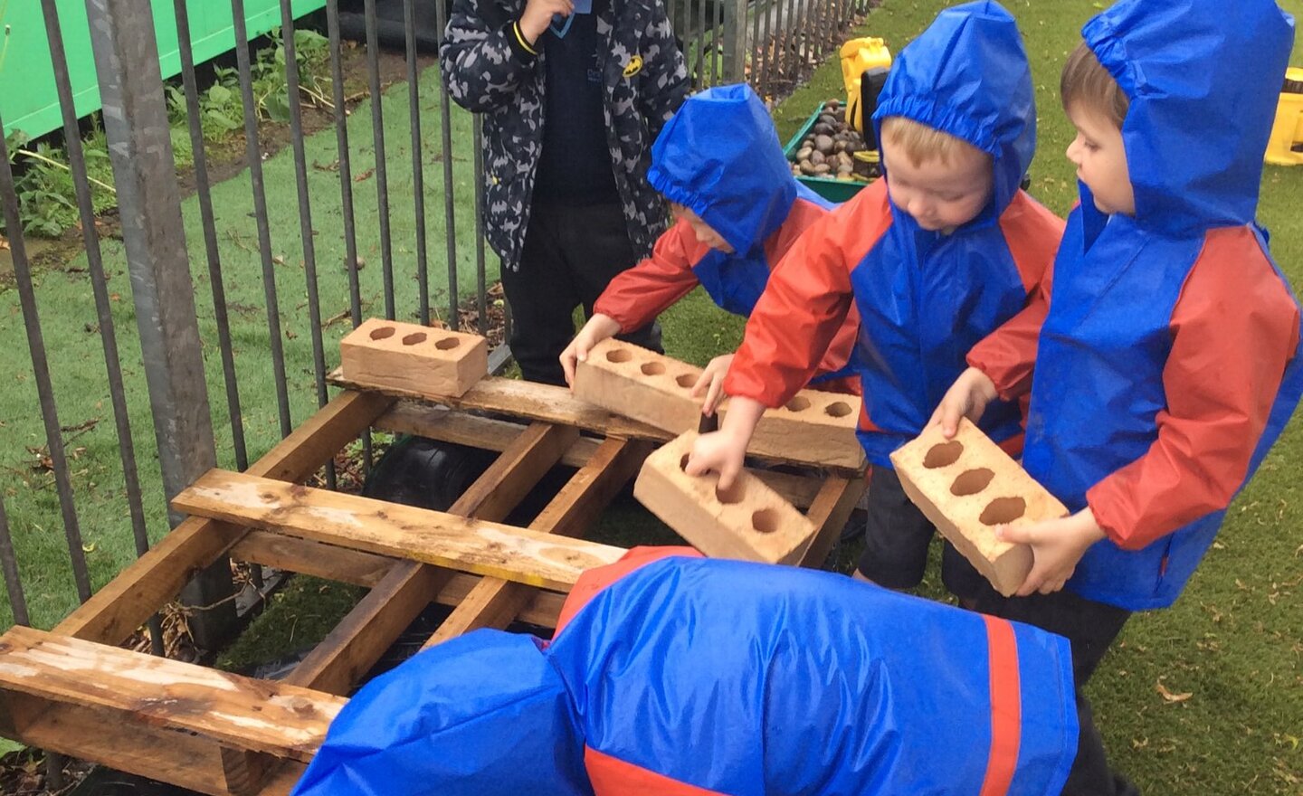 Image of Pre School- creating our new bug hotel 