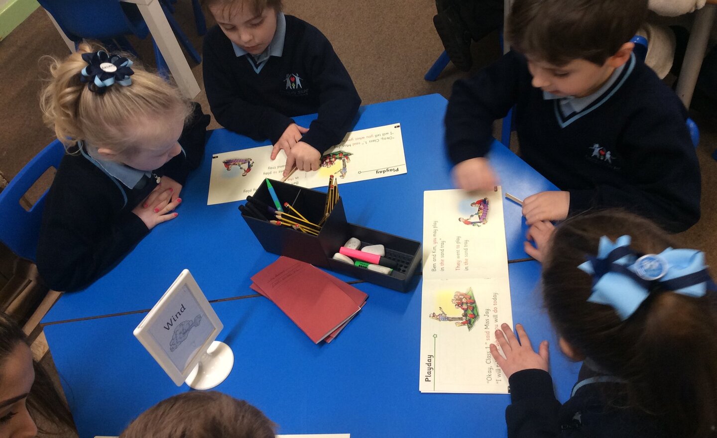 Image of Year 1 - Reading together!