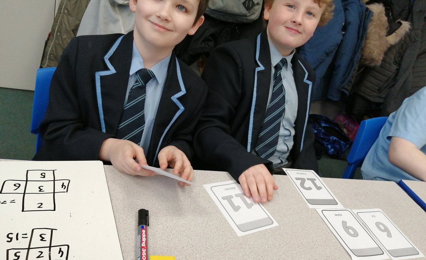 Image of Year Six tackle some tricky algebra!