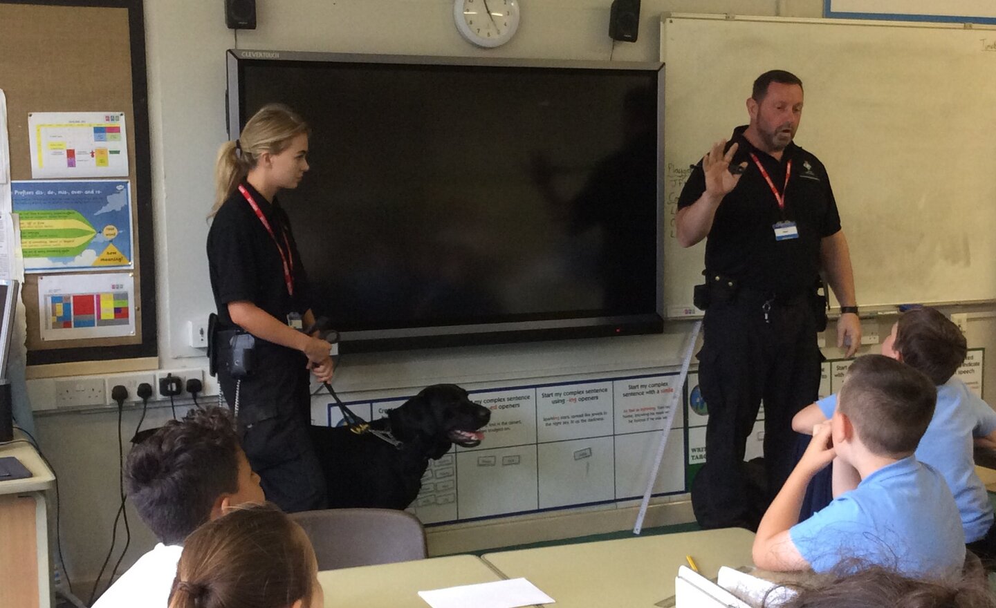 Image of Aspirations Week in Y5 - Sniffer Dogs, Prison Officers and Job Interviews!