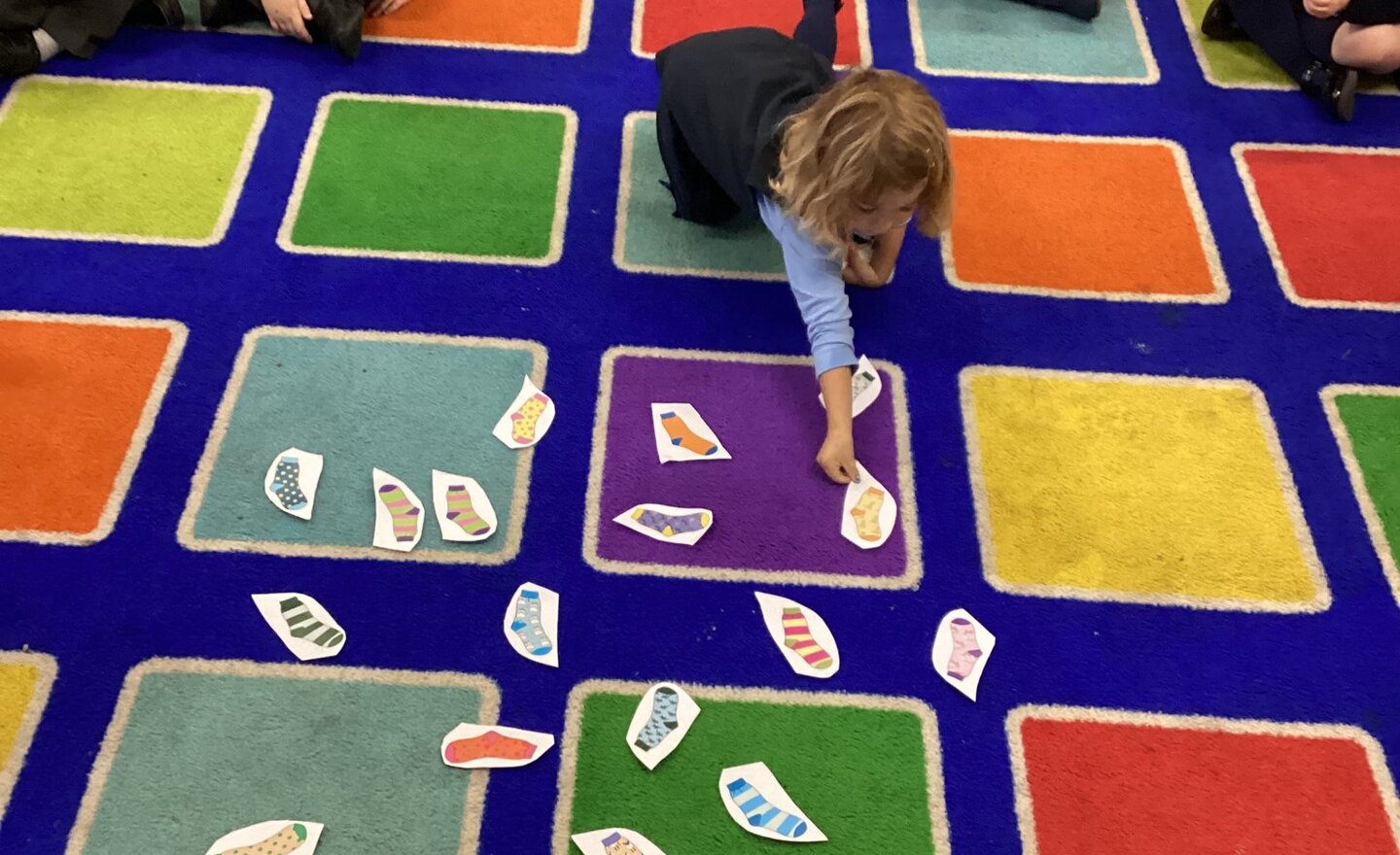 Image of Reception- Elmer & matching and sorting 