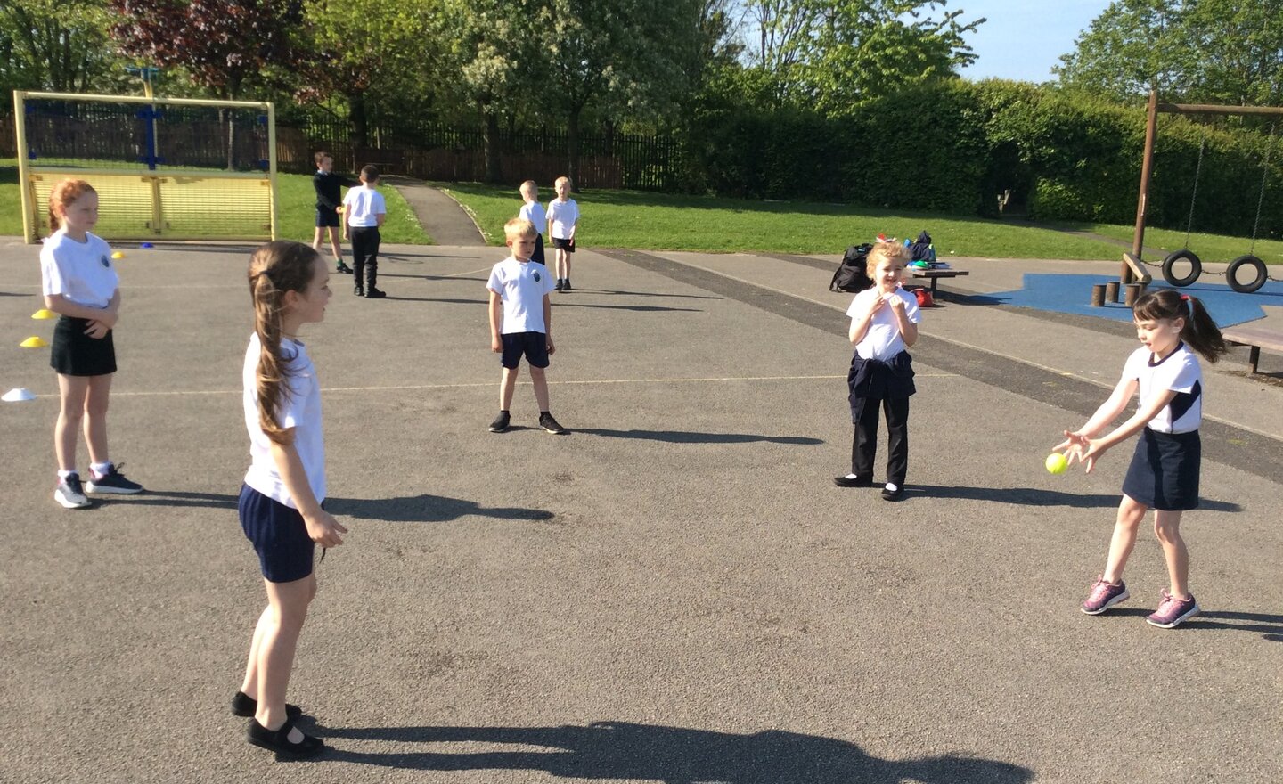 Image of Outdoor PE in the sun