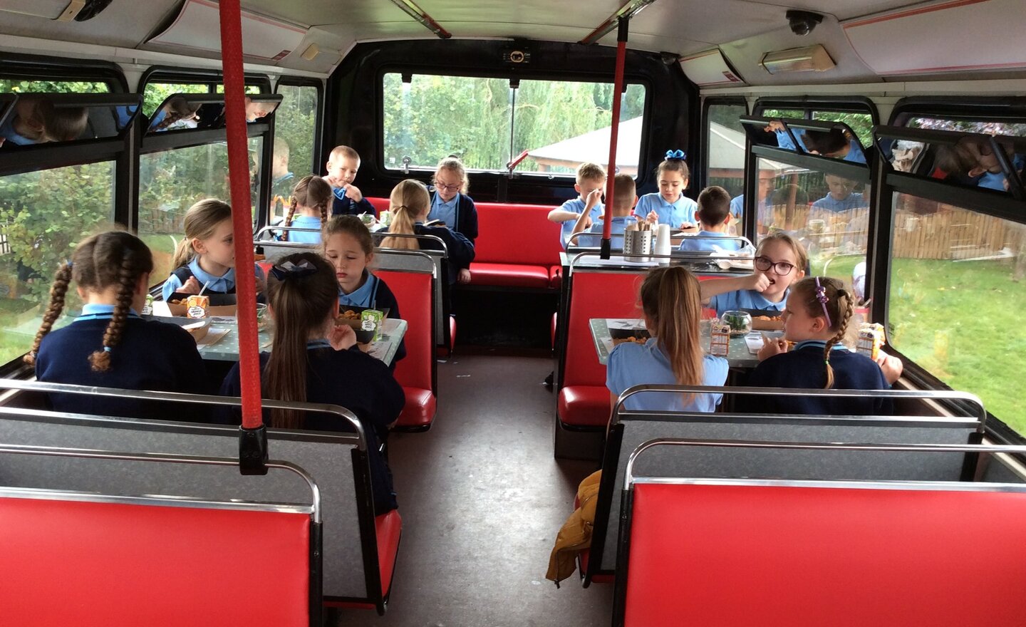 Image of Year 4 - Big Red Bus Lunch 