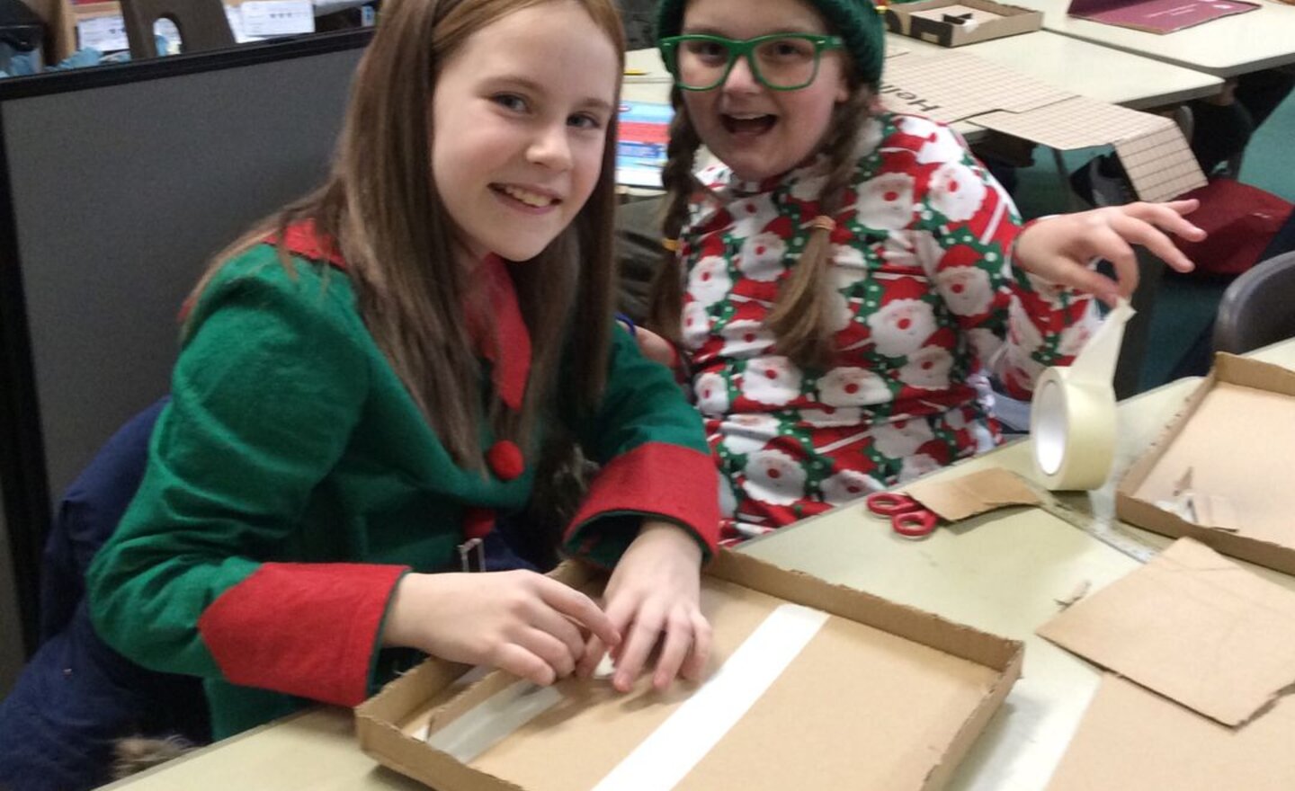 Image of Elf Day in Year 5!