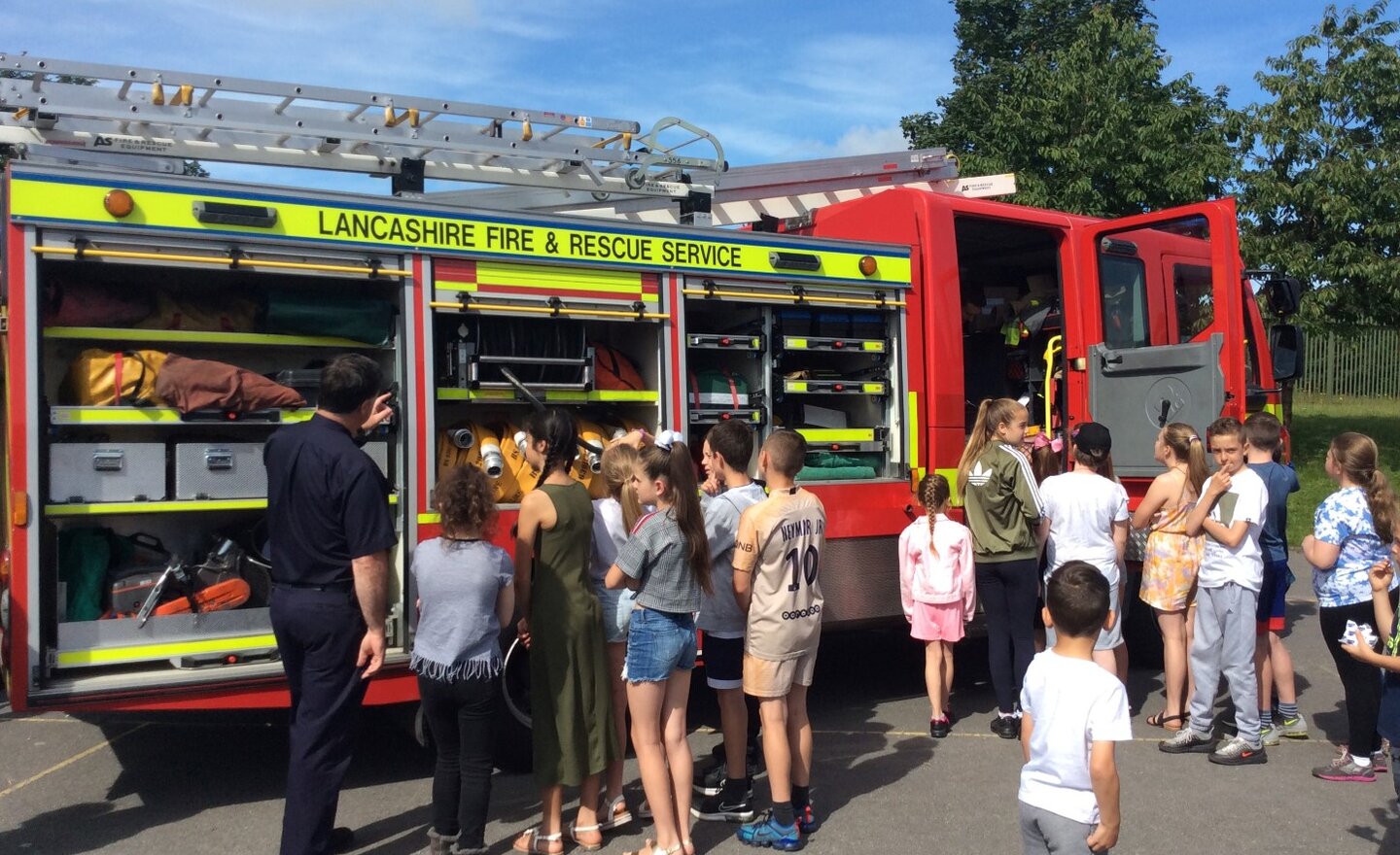 Image of Year 3 Aspirations Day 4 - Fire Service Visit