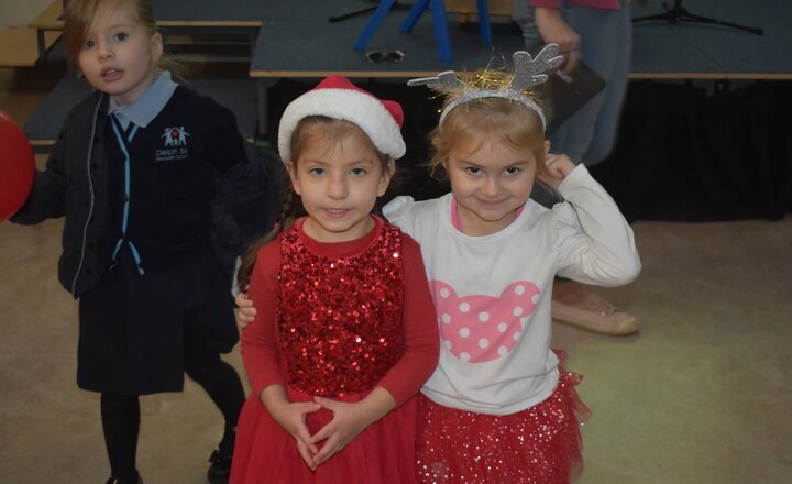 Image of Christmas party time in KS1 and the FS Stage